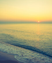 sunset over the gulf of mexico